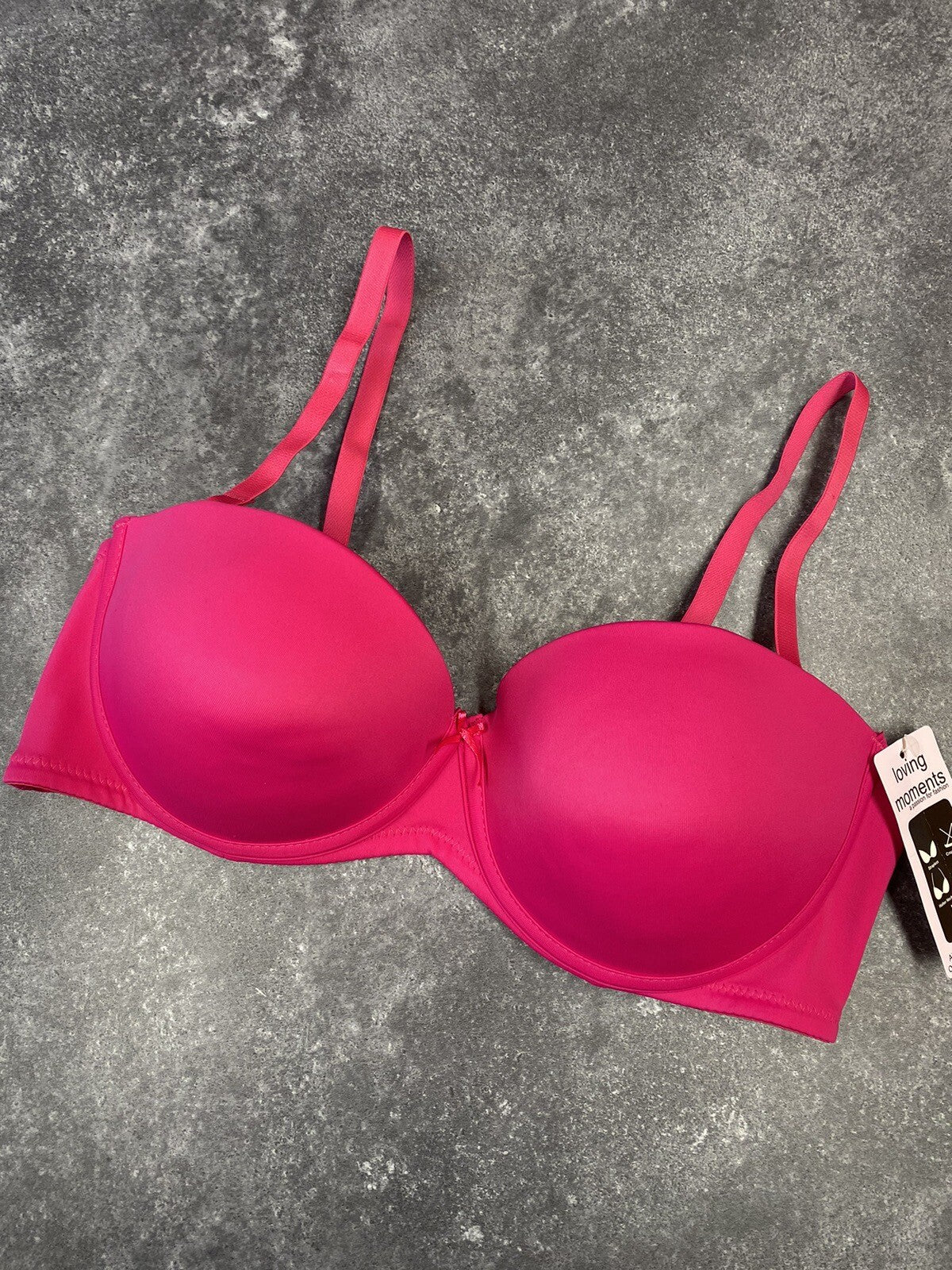 Coral Pink Multiway Bra Strapless Bra Underwired Padded Sizes 34 - 40 / B-DD Cup