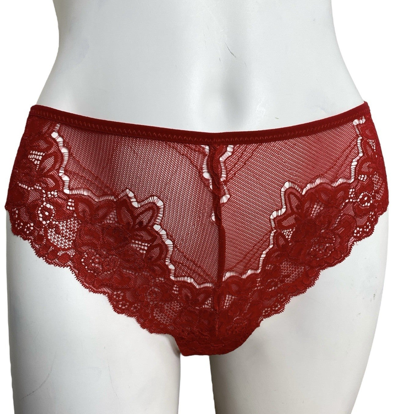 Red Lace Thongs – Semi Sheer (3 Pack)