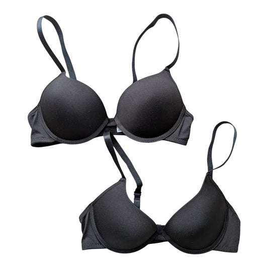 Loving Moments Black T-Shirt Bra Twin Pack Brand New B/C/D Cups