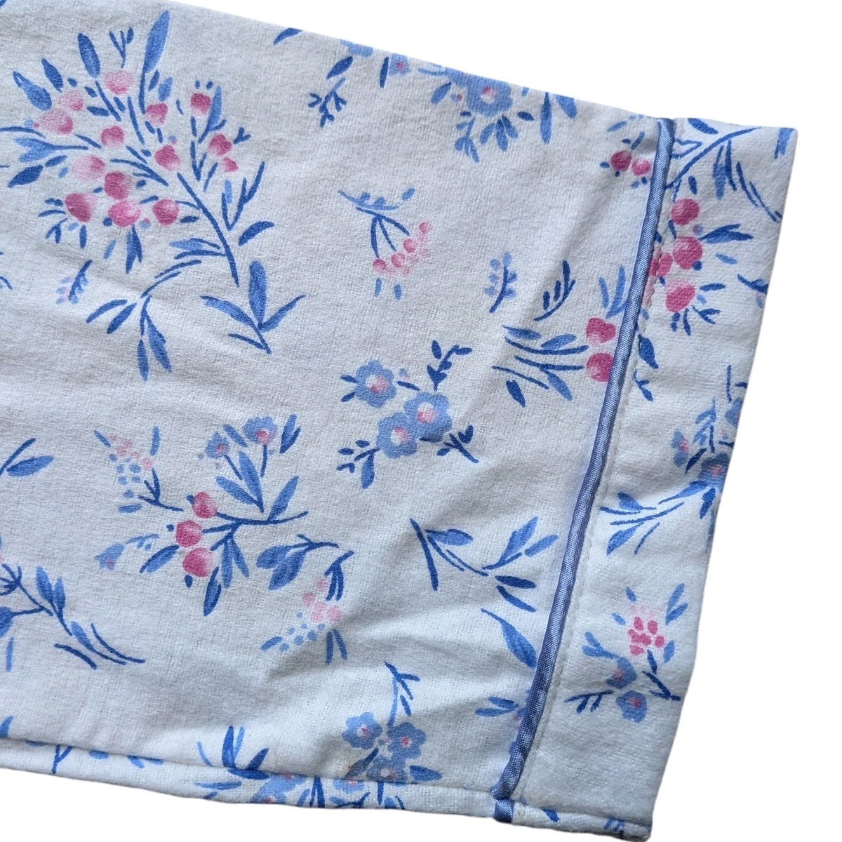 Marlon Floral Brushed Cotton Pyjamas – Light Blue