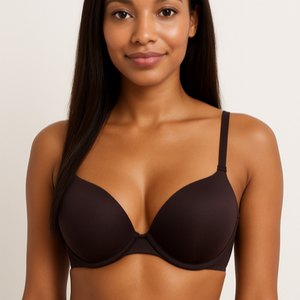 Dark Brown Supreme Comfort T-Shirt Bra Sizes A-D